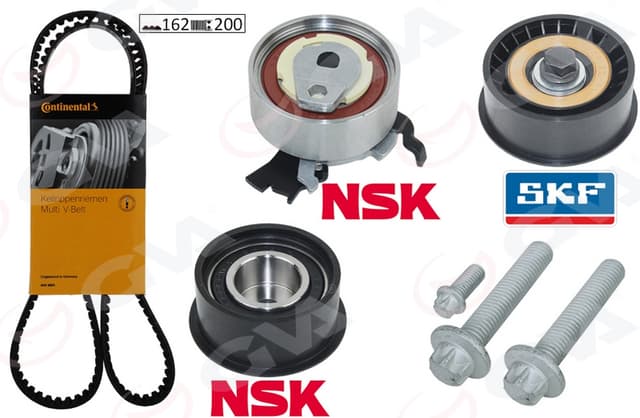 GVA EKSANTRİK GERGİ KİTİ 162x200 ASTRA G-CORSA C-VECTRA C-MERIVA A-ZAFIRA A 1.4-1.6-1.8 16V Z16XE-Z14XE OEM: 1606281-93183572-1606189-93174119 - GVA 59T9005C kodlu oto yedek parça