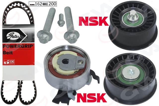 GVA EKSANTRİK GERGİ KİTİ 162x200 ASTRA G-CORSA C-VECTRA C-MERIVA A-ZAFIRA A 1.4-1.6-1.8 16V Z16XE-Z14XE OEM: 95518060-1629094-1606306-95516735 - GVA 59T9008 kodlu oto yedek parça