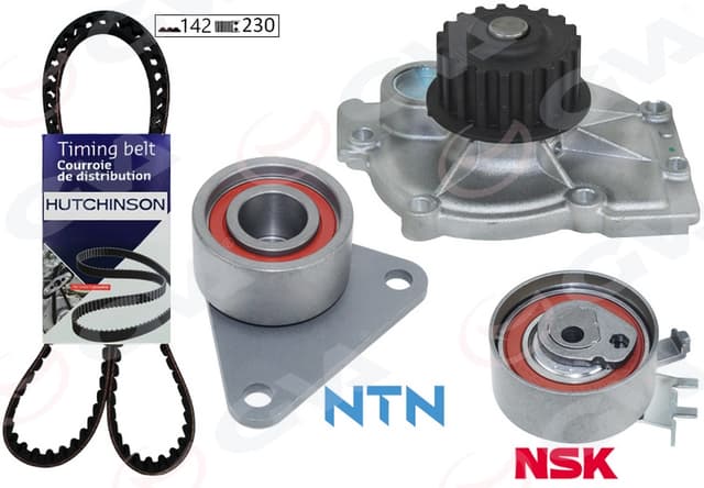 GVA DEVİRDAİMLİ EKSANTRİK GERGİ KİTİ 142x230 LAGUNA 2.0 16V 95-01 -SAFRANE II 2.0 96-00 -VOLVO S40 99-04 7438610040-7701471520-8610040 OEM: 7438610040-7701471520-8610040 - GVA 59WPK1810H kodlu oto yedek parça