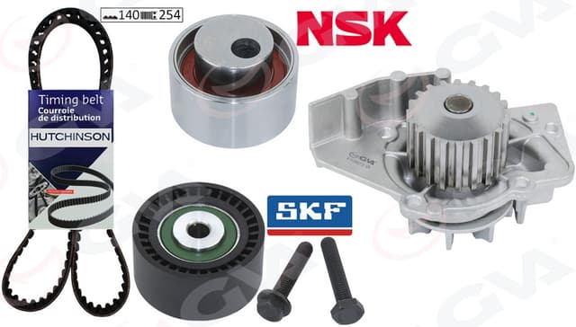 GVA DEVİRDAİMLİ EKSANTRİK GERGİ KİTİ 140x254 P206-306-PARTNER-BERLINGO-JUMPY-SCUDO-COROLLA 1.9D 98 DW8 OEM: 0831.58-0831.59-0831.N2-0831.R7 - GVA 59WPK4321H kodlu oto yedek parça