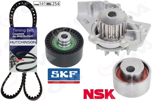 GVA DEVİRDAİMLİ EKSANTRİK GERGİ KİTİ 141x254 P307-P406-PARTNER-BERLINGO-C5-JUMPY 2.0HDI DW10 SCUDO JTD OEM: 1609524680-16095246-0816.96 - GVA 59WPK4326 kodlu oto yedek parça