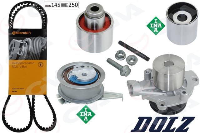 GVA DEVİRDAİMLİ TRİGER SETİ GOLF7-A3-LEON-PASSAT-TİGUAN 1.6-2.0 TDİ 13 CLHA/B-DCXA-CRLB-CUVC-CRKA-CRKB- 04L198119B-04L198119A-04L121011E OEM: 04L198119B-04L198119A-04L121011E - GVA 59WPK7560C kodlu oto yedek parça