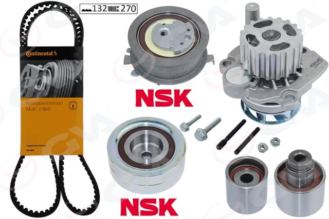 GVA DEVİRDAİMLİ TRİGER SETİ CRAFTER-T6-A3-JETTA-CADDY-POLO-PASSAT 1.2-1.6-2.0 TDI CAYB/C/D-CAAB/C CKUB-CFFB-CFWA-CAGA 03L198119A-03L198119B-03L198119C OEM: 03L198119A-03L198119B-03L198119C - GVA 59WPK7575-1 kodlu oto yedek parça