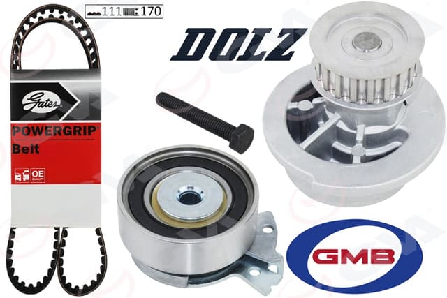 GVA DEVİRDAİMLİ EKSANTRİK GERGİ KİTİ 111x170 111 DİŞ ASTRA F-CORSA B 1.2-1.4-1.6 8V GD111H9.5P170 OEM: 1606369-93188126-95516736-1629063 - GVA 59WPK9004 kodlu oto yedek parça