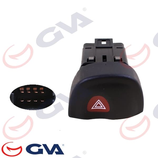 GVA DÖRTLÜ FLAŞÖR RENAULT MEGANE I 8 FİŞ 7700435867 OEM: 7700435867 - GVA 8011021 kodlu oto yedek parça