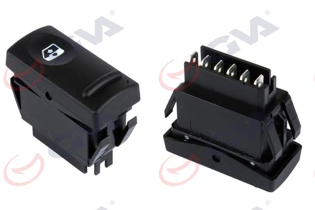 GVA CAM AÇMA ANAHTARI ÖN SAĞ RENAULT 19 -MASTER TEKLİ OEM: 7700817337 - GVA 8012001 kodlu oto yedek parça