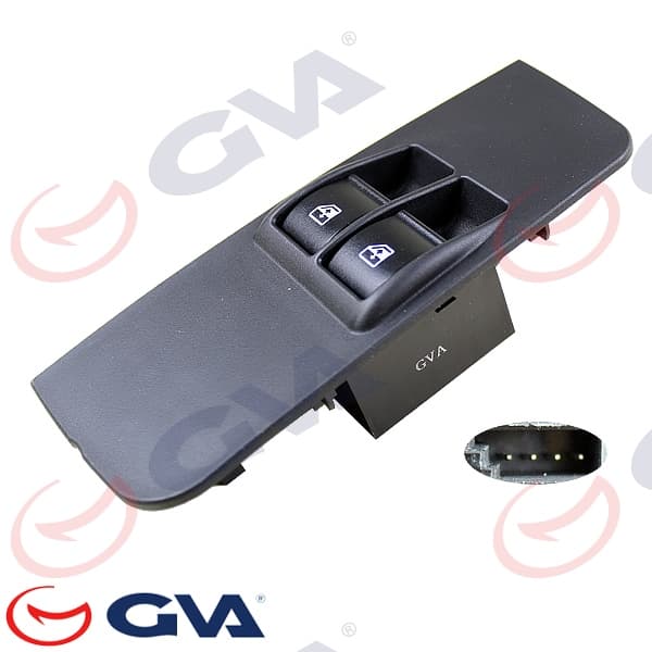 GVA CAM AÇMA ANAHTARI FIAT LINEA ACTIVE SOL ÇİFTLİ-ÇERÇEVELİ - SÜRÜCÜ OEM: 735379269 - GVA 8029022 kodlu oto yedek parça