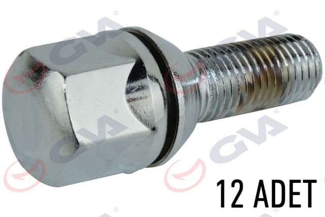 GVA BİJON CİVATASI RENAULT 9-11 PULLU KROMAJLI PAKET 12 OEM: 8200058101 - GVA 8810117 kodlu oto yedek parça