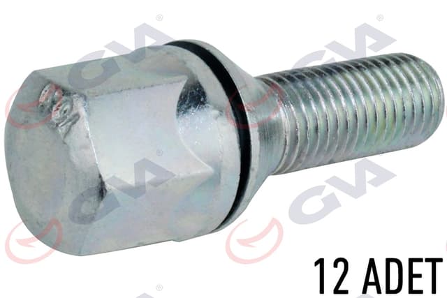 GVA BİJON CİVATASI RENAULT 9-11 PULLU-ÇİNKO-BEYAZ PAKET 12 OEM: 8200058101 - GVA 8810118 kodlu oto yedek parça