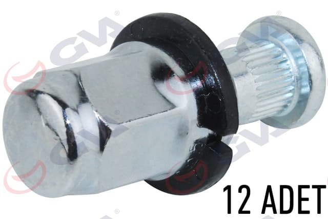 GVA BİJON SAPLAMA SOMUN TAKIMI HONDA CİVİC 12.5 FREZE PAKET 12 OEM: 90304SA0 - GVA 8891118 kodlu oto yedek parça