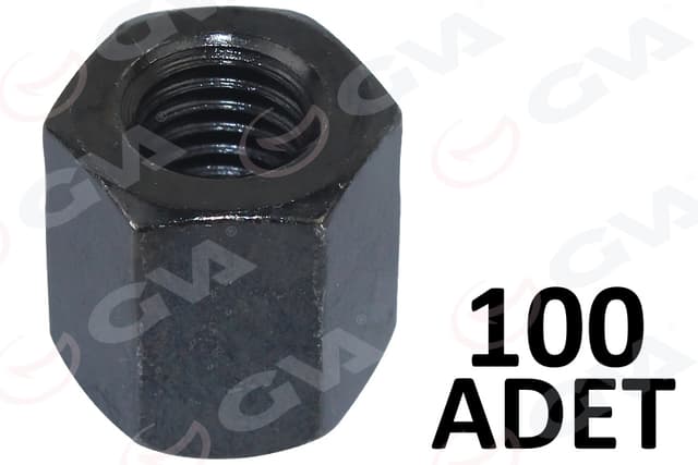 GVA EGZOZ SOMUNU ÇELİK SİYAH M131 D.K.Ş. OEM: 4261250T - GVA 8923233 kodlu oto yedek parça