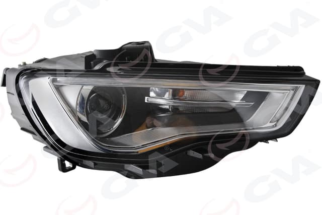 GVA FAR LEDLİ XENON AMPULLU MERCEKLİ MOTORLU SAG AUDİ A3 13-16 8V0941044 OEM: 8V0941044 - GVA 9108414 kodlu oto yedek parça