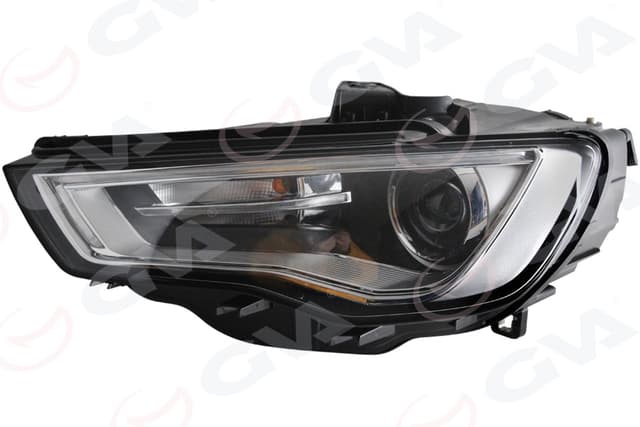 GVA FAR LEDLİ XENON AMPULLU MERCEKLİ MOTORLU SOL AUDİ A3 13-16 8V0941043 OEM: 8V0941043 - GVA 9108415 kodlu oto yedek parça