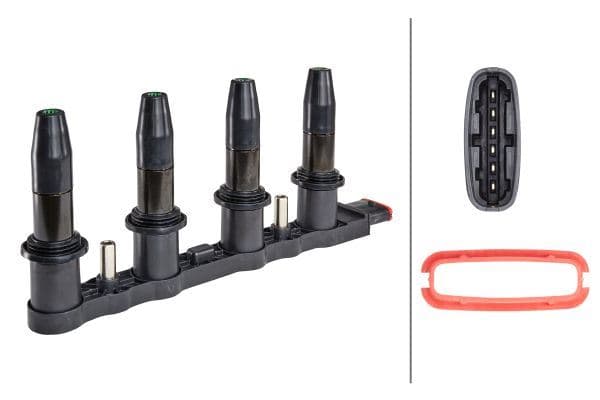 HELLA ATEŞLEME BOBİNİ Z16XEP ASTRA H 1.6-1.8 04 CORSA D 1.6T 97 MERIVA 1.6-1.8-1.6T 05 VECTRAC 1.6-1.8 06 OEM: 1208021-1208120-10458316-95517924 - HELLA 5DA193175331 kodlu oto yedek parça