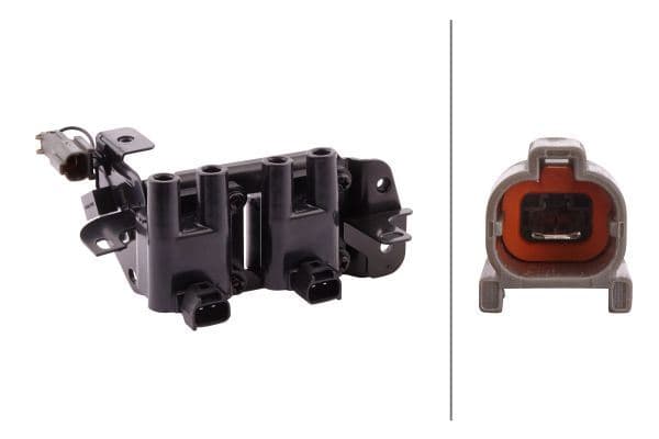 HELLA ATESLEME BOBINI HYUNDAI ACCENT GETZ ELANTRA MATRIX 1.4-1.6 . KIA RIO CERATO 1.4-1.6 2730126600 OEM: 2730126600 - HELLA 5DA358057961 kodlu oto yedek parça