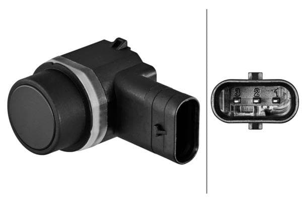 HELLA PARK YARDIM SİSTEMİ SENSÖRÜ.ARKA.ULTRASONİK SENSÖR.3-KUTUPLU.SİYAH.FORD CJ5T15C868AA OEM: CJ5T15C868AA - HELLA 6PX358270631 kodlu oto yedek parça