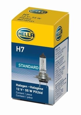 HELLA AMPUL H7 55W 12V PX26D 89901202-178555011-32009-32009-32009-H712VCP1E-32009-201230---- 32009-H7HAL-86067673 OEM: 32009-H7HAL-86067673 - HELLA 8GH178555011 kodlu oto yedek parça