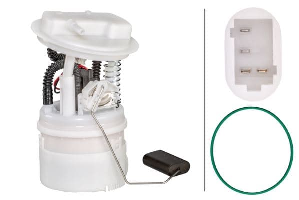 HELLA YAKIT ŞAMANDIRASI RENAULT CLIO II 98>10 1.2 D7F D4F 1.4 K4J 1.6 K4M K7M 2.0 F4R OEM: 8200683207-8200057324 - HELLA 8TF358106131 kodlu oto yedek parça