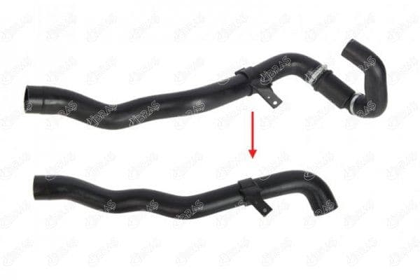 IBRAS TURBO HORTUMU BÜYÜK DACIA SANDERO 1.5 DCI PLASTİK PARÇA HARİÇ 8200921758 OEM: 8200921758 - IBRAS 11176 kodlu oto yedek parça