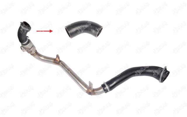 IBRAS TURBO HORTUMU METAL BORU HARİÇ OK İLE GÖSTERİLEN KÜÇÜK HORTUM FORD GALAXY II 2.2 TDCI 08-12 8G916C646AC-8G916C646AD OEM: 8G916C646AB-1507991-1535011-1594907 - IBRAS 20051 kodlu oto yedek parça