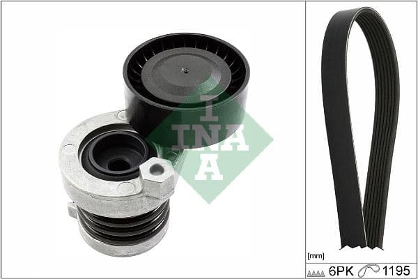 INA KANALLI KAYIS SETI MERCEDES OM607 W176 W246 W415 C117 KUTUKLU A6072000100-6PK1195 OEM: A6072000100-6PK1195 - INA 529033910 kodlu oto yedek parça