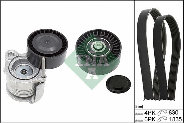 INA KANALLI KAYIS SETI BMW E87 E90 E91 KUTUKLU 11287790447 11287790448 11287790450 OEM: 11287790447 11287790448 11287790450 - INA 529035910 kodlu oto yedek parça
