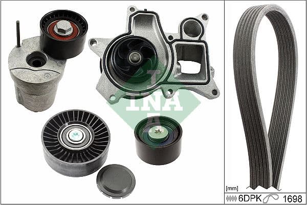 INA KANALLI KAYIS SETI BMW N47 E81 E82 E87 E88 E90 E92 E93 KUTUKLU. DEVIRDAIMLI 11287800333-11517807311-11287556251 OEM: 11287800333-11517807311-11287556251 - INA 529036930 kodlu oto yedek parça
