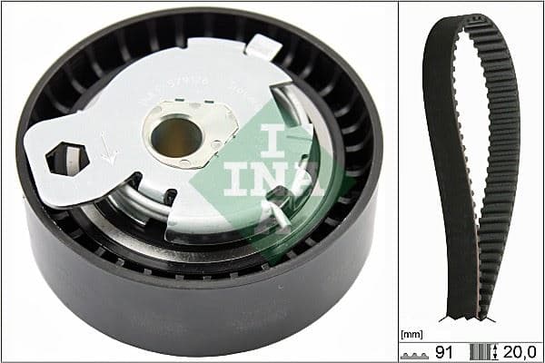 INA TRİGER SETİ CONNECT 2002>2013 1.8 TDCİ OEM: 2T1Q6M260AA-2T1Q6M000A1A-T180480 - INA 530014210 kodlu oto yedek parça