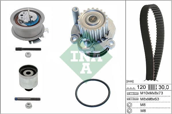 INA DEVİRDAİMLİ TRİGER SETİ T5-CADDY3-JETTA-GOLF5-1.4-1.9TDI AVB-AVF-AWX-AXB-BJB-BLS-BKC-AMF-BNV-AMF-BNM OEM: 038198119A-038198119C-038198119G - INA 530020132 kodlu oto yedek parça