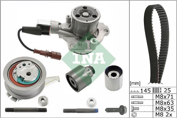 INA TRiGER SETİ DEVİRDAİMLİ SENSÖRLÜ CRAFTER-T6 2.0 TDİ CXEB-CXEC-CXFA-CXHA 04L198119J-04L121011H OEM: 04L198119J-04L121011H - INA 530069930 kodlu oto yedek parça
