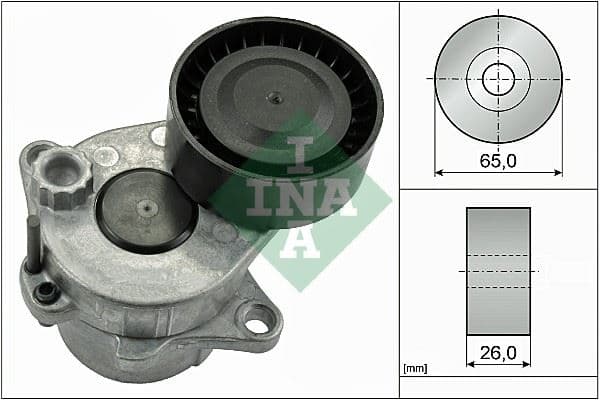 INA KAYIS GERGI RULMANI MERCEDES W639 B906 KUTUKLU A6512000470 OEM: A6512000470 - INA 534033710 kodlu oto yedek parça