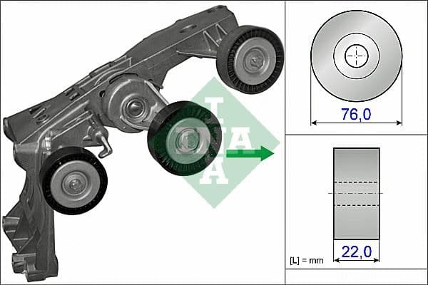 INA KAYIS GERGI RULMANI MERCEDES M266 W169 W245 KUTUKLU A2662000970 OEM: A2662000970 - INA 534043110 kodlu oto yedek parça