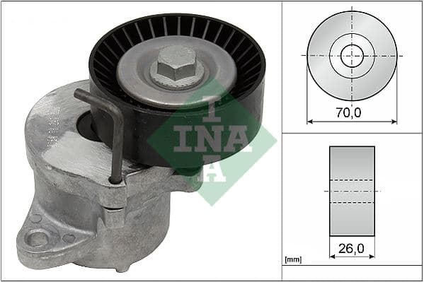 INA ALTERNATÖR GERGİ RULMANI KÜTÜKLÜ ASTRA J-INSIGNIA-ZAFIRA TOURER C- 2.0 CDTİ 10 55562864-1340269 OEM: 55562864-1340269 - INA 534043910 kodlu oto yedek parça