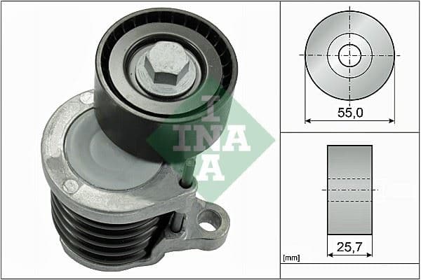 INA KAYIS GERGI RULMANI MERCEDES X253 W205 S205 C253 R172 W222 KUTUKLU A6512002470 OEM: A6512002470 - INA 534059110 kodlu oto yedek parça