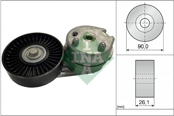 INA ALTERNATOR GERGI KUTUGU DISCOVERY 3 DISCOVERY 4 RANGE ROVER 4 L405 RANGE ROVER SPORT 2 L494 LR035493 OEM: LR035493 - INA 534066810 kodlu oto yedek parça