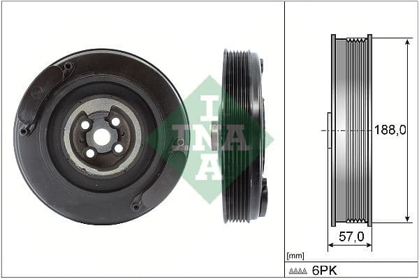 INA KRANK KASNAĞI TRANSPORTER T4-VOLT LT35 2.4D-2.5 TDI-CRAFTER 2.5 TDI ANJ-APA-AAT-AAB-AGX OEM: 074105251T-074105251AC - INA 544000210 kodlu oto yedek parça
