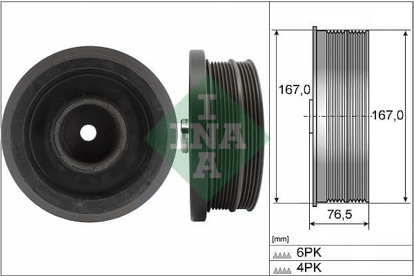 INA KRANK KASNAGI BMW E81 E87 E46 E90 E91 E60 E61 E83 M47N2 11237805696 OEM: 11237805696 - INA 544008210 kodlu oto yedek parça