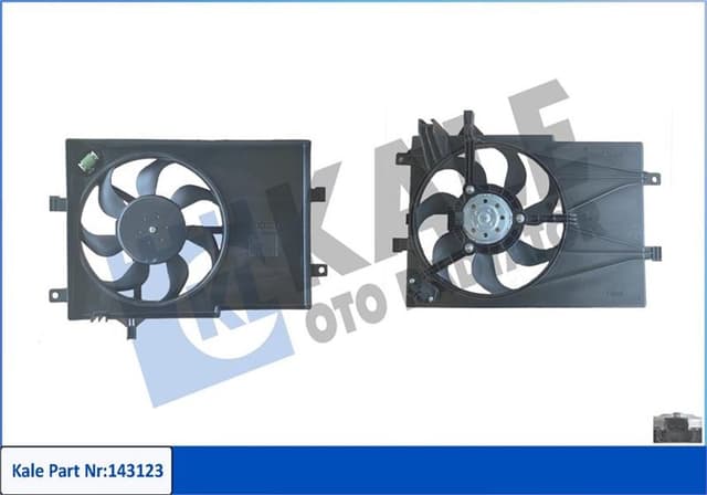 KALE FAN GRUBU DAVLUMBAZLI FIAT PALIO-ALBEA 1.2 8V 16V 98 09 MT KLİMALI FAN MOTORU DAVLUMBAZLI 46826688 OEM: 46826688 - KALE 012622202 kodlu oto yedek parça