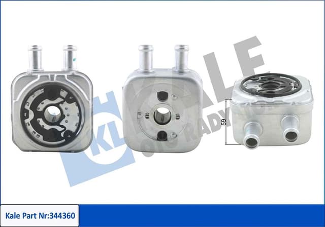 KALE YAĞ SOĞUTUCU PASSAT 1.9TDI 97- 00 028117021-028117021C-028117021E OEM: 028117021-028117021C-028117021E - KALE 344360 kodlu oto yedek parça