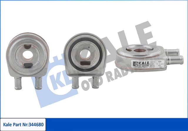 KALE YAĞ SOĞUTUCU R21-R19-CLIO I-KANGOO-MEGANE I 1.9D 7700114036-7700853915 OEM: 7700114036-7700853915 - KALE 344680 kodlu oto yedek parça