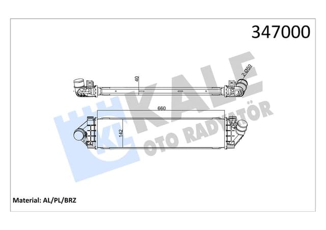 KALE TURBO INTERCOOLER RADYATORU MONDEO IV 07 14 S MAX GALAXY 06 15 1.8TDCI 2.0TDCI KUGA 2.0TDCI 10 12 VOLVO S80 II S60 V70 III 1.6DRVIE 2.0TDI 10 6G919L440AF-8V619L440AC-30671324 OEM: 6G919L440AF-8V619L440AC-30671324 - KALE 347000 kodlu oto yedek parça