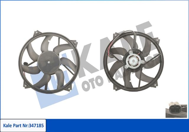 KALE FAN MOTORU BERLINGO-C4-DS5-JUMPY-307-308-5008-PARTNER TEPEE-PARTNER BOX 1253.K4 OEM: 1253.K4 - KALE 347185 kodlu oto yedek parça