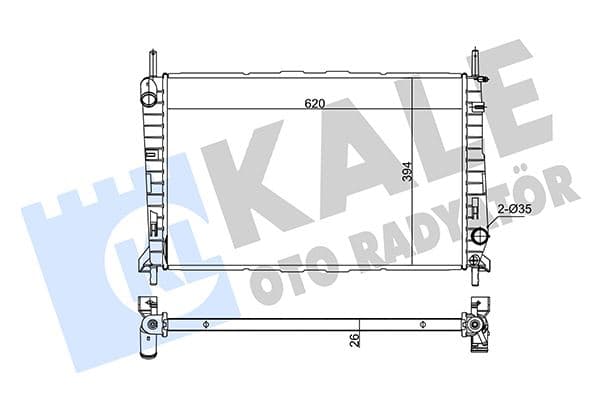 KALE MOTOR SU RADYATORU AC MONDEO I II 92 00 1.6 1.8 2.0 OLCU 620 378 26 KLIMALI 93BB8005AD-97BB8005CA-7358425 OEM: 93BB8005AD-97BB8005CA-7358425 - KALE 348455 kodlu oto yedek parça