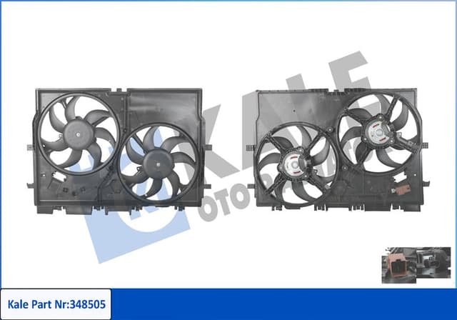 KALE FAN MOTORU DAVLUMBAZLI BOXER III-JUMPER III-DUCATO III 2.2HDI AC/NAC 1250H9-1358010080 OEM: 1250H9-1358010080 - KALE 348505 kodlu oto yedek parça