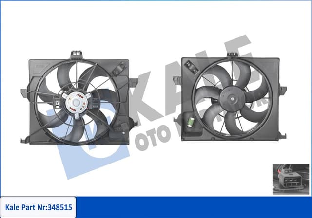 KALE FAN MOTORU DAVLUMBAZLI ACCENT BLUE 1.6 CRDI 11- 253801R350-353801R351 OEM: 253801R350-353801R351 - KALE 348515 kodlu oto yedek parça