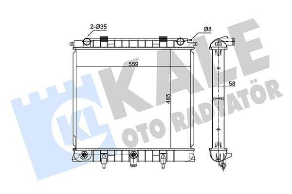 KALE MOTOR SU RADYATORU 26 6T RANGE ROVER 2 P38A 2.5 D 94 02 ESR2502-ESR2502-PCC108460 OEM: ESR2502-ESR2502-PCC108460 - KALE 350500 kodlu oto yedek parça