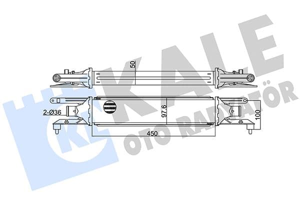 KALE İNTERCOOLER AL/PL/BRZ GRANDE PUNTO-PUNTO-PUNTO EVO 55700449-51837369-50540161 OEM: 55700449-51837369-50540161 - KALE 350855 kodlu oto yedek parça