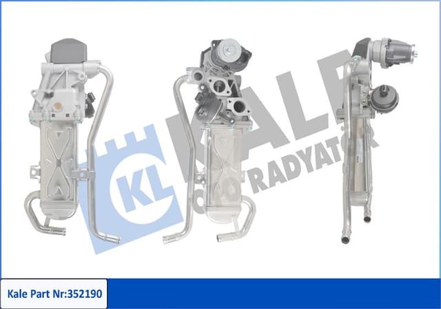 KALE EGR VALAFI CFW POLO-IBIZA IV-FABIA II 1.2 TDİ 03P131512D OEM: 03P131512D - KALE 352190 kodlu oto yedek parça