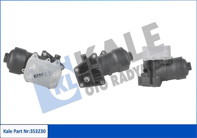 KALE YAĞ FİLTRE KÜTÜĞÜ YAĞ SOĞUTUCULU VW-AUDI-SKODA-SEAT 10-16 1.6TDI-2.0TDI CAY-CKUB 03L115389H OEM: 03L115389H - KALE 353230 kodlu oto yedek parça