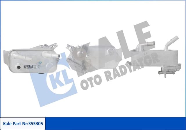 KALE SANZIMAN YAG SOGUTUCU BMW N52N N53 E81 E90 E91 E92 E93 E84 E89 17217551647 OEM: 17217551647 - KALE 353305 kodlu oto yedek parça
